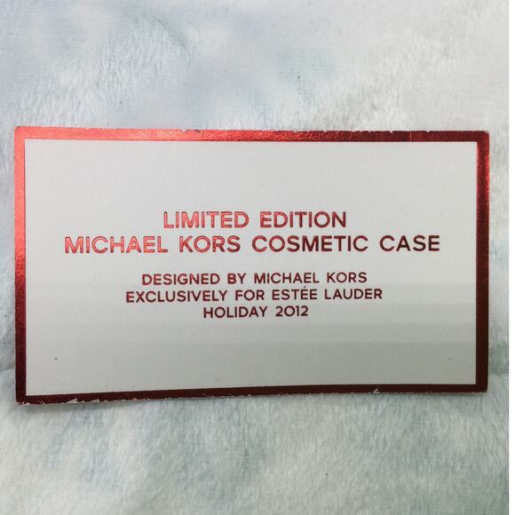 Michael Kors x Estee Lauder Holiday 2012 Cosmetic Case NWT - Picture 7 of 7